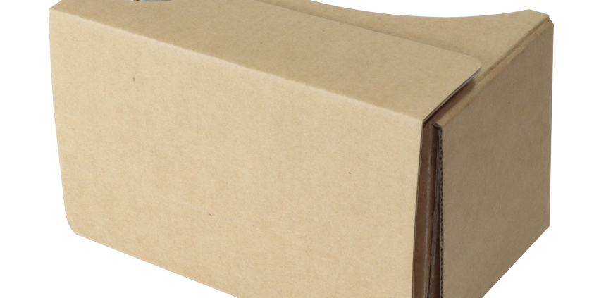 Google Cardboard virtual reality glasses