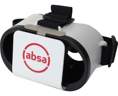 Absa branded VR goggles