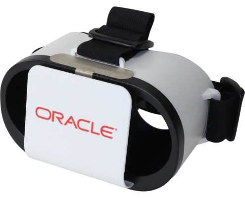Oracle branded VR goggles